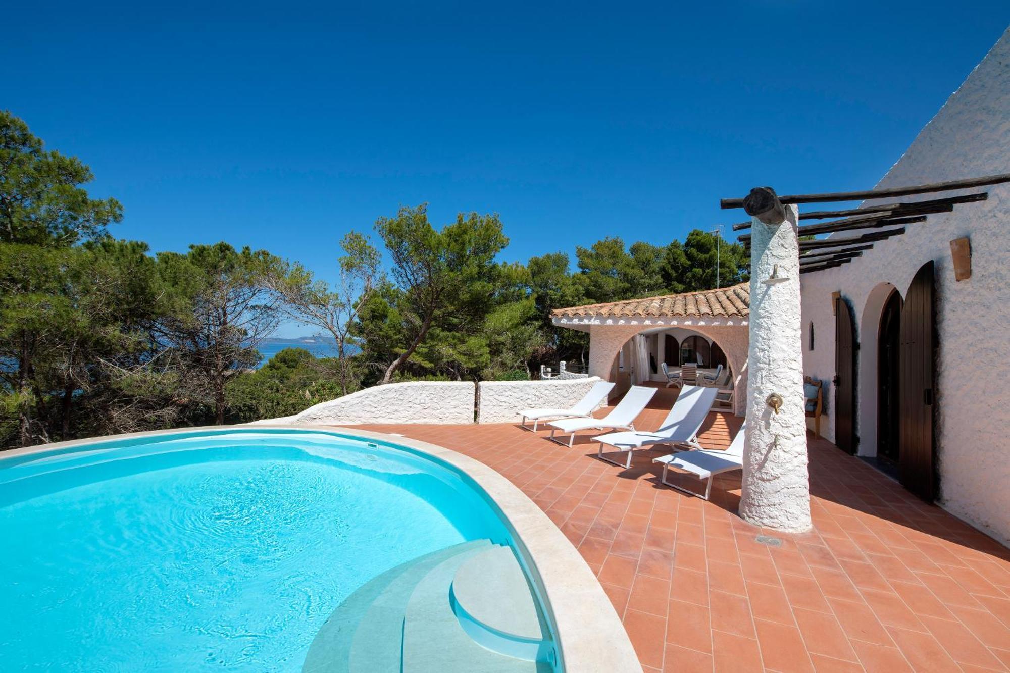 Villa Eliana Sul Mare Порто Пино Екстериор снимка