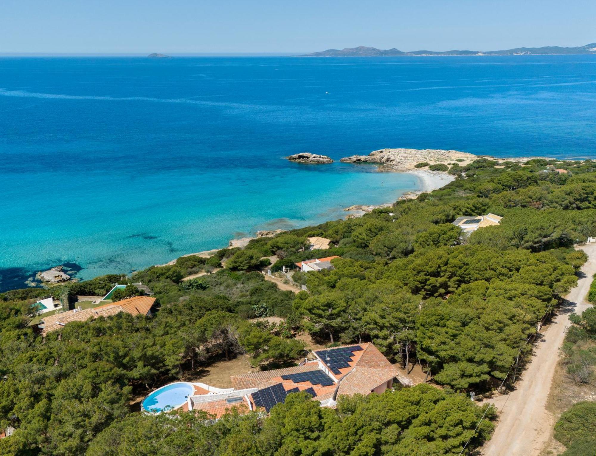 Villa Eliana Sul Mare Порто Пино Екстериор снимка