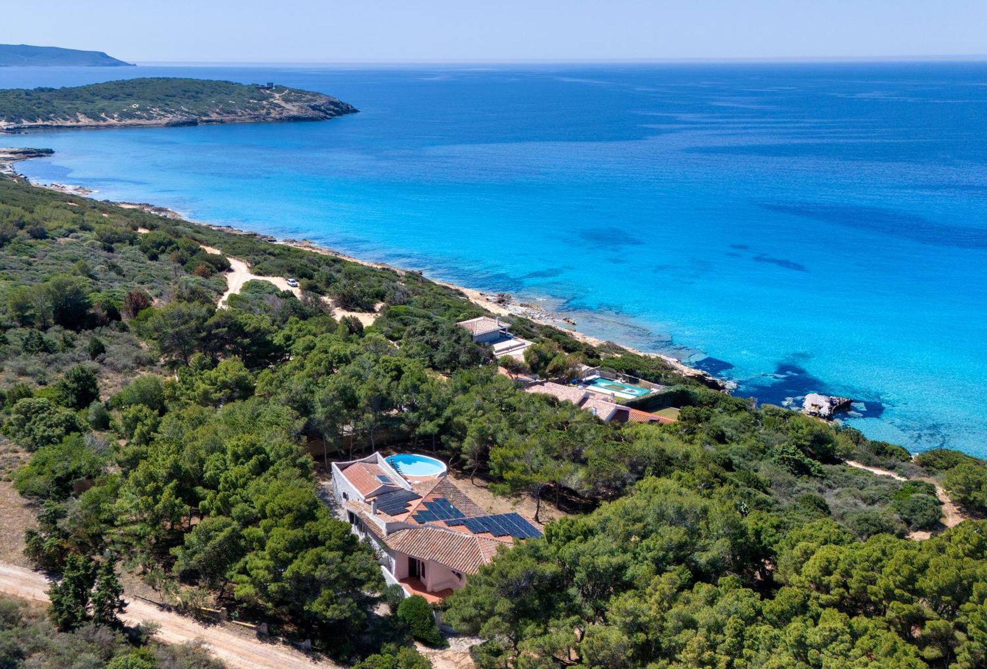 Villa Eliana Sul Mare Порто Пино Екстериор снимка
